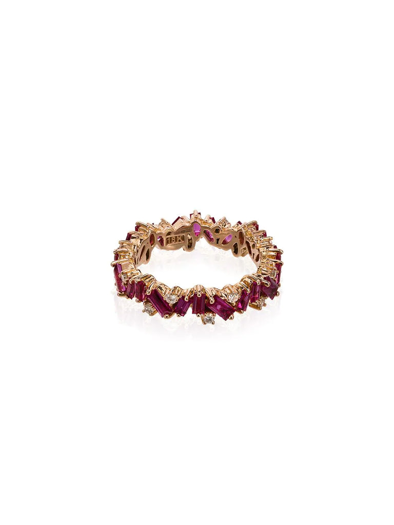 18kt rose gold Fireworks ruby ring