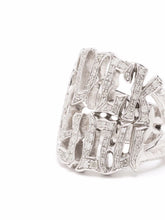 Load image into Gallery viewer, 14kt white gold diamond ring