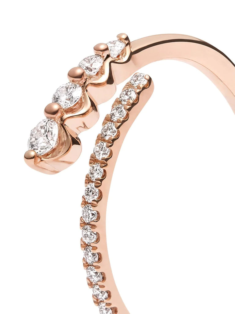 14kt rose gold diamond ring