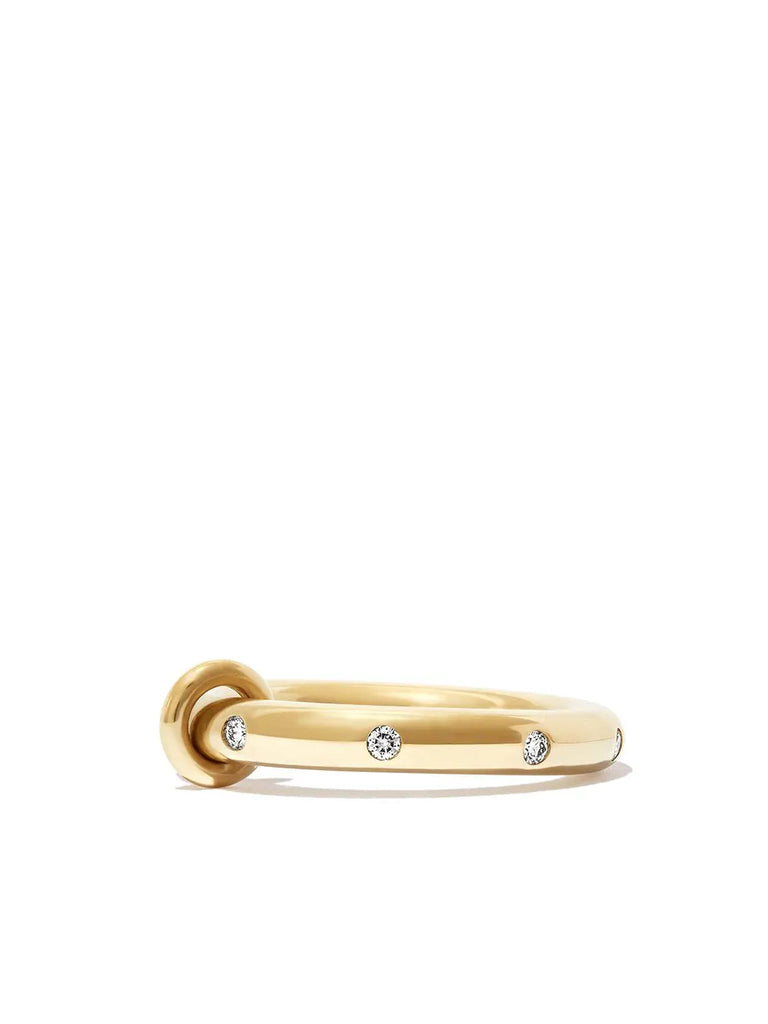 18kt yellow gold diamond ring