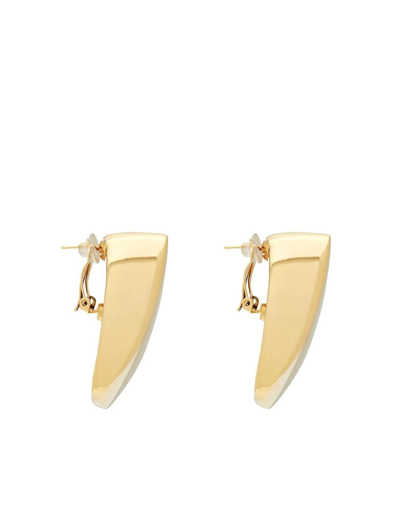 Comet triangle earrings