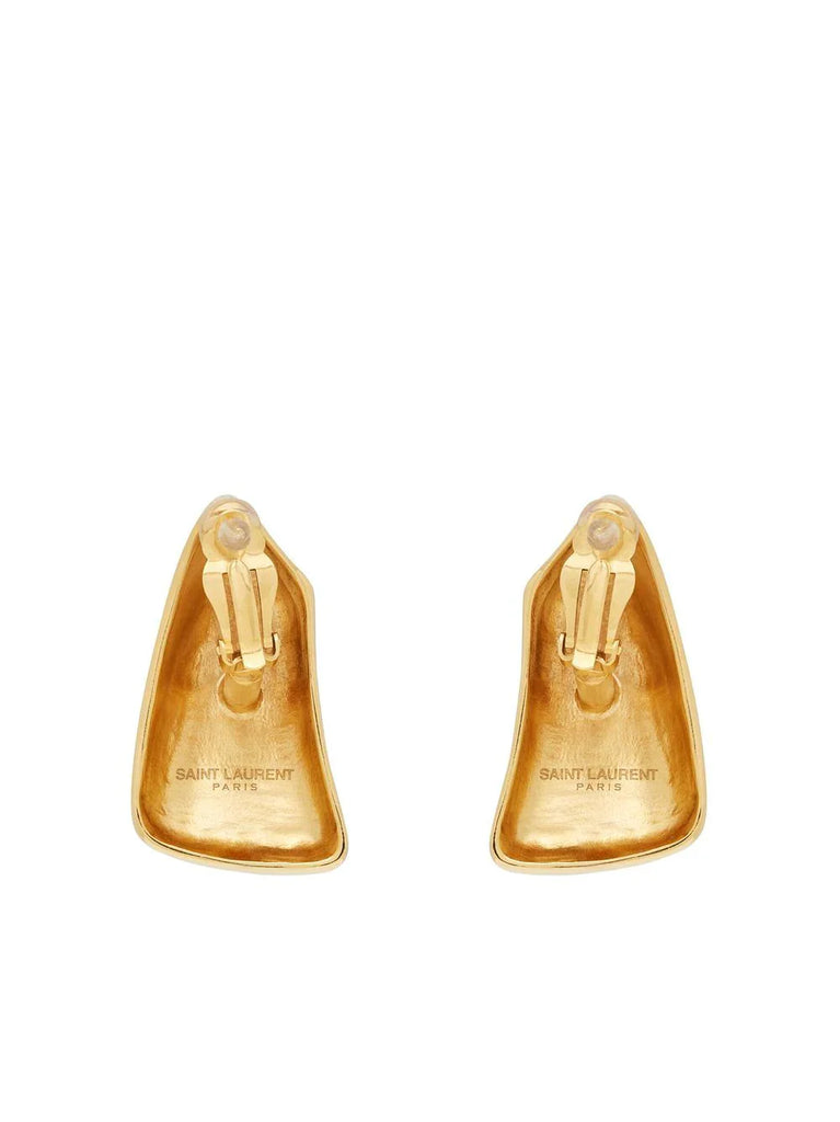 Comet triangle earrings