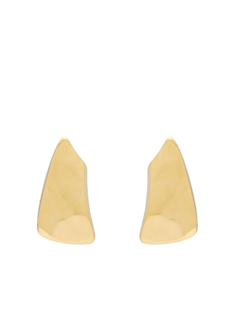 Comet triangle earrings