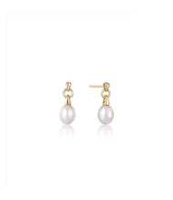 Load image into Gallery viewer, ANIA HAIE Pearl Drop Stud Earrings