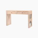 Load image into Gallery viewer, Tasneem Natural Two Drawer Console Table