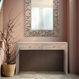 Load image into Gallery viewer, Tasneem Natural Two Drawer Console Table